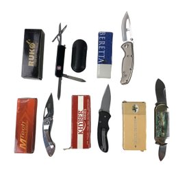 Pocket Knives: Beretta 003A, Gerber, MTech, Rough Rider, Victorinox Wenger - #S14-3