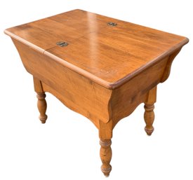 Maple Wood Dough Box Side Table - #FF