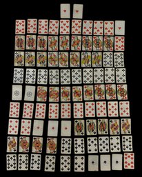 Antique 19th Century French Gatteaux Playing Cards - #FS-6