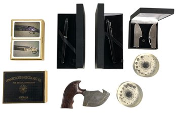 Connecticut Shotgun Manufacturing Co. Galazan Knives, Playing Cards, Pens & More - #S23-3