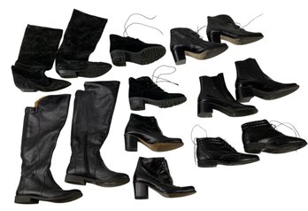 Collection Of Women's Leather Boots: Franco Sarto, Guess, Sporto & More - #S4-F