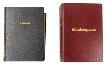 The Works Of William Shakespeare Hardcover Books, Copyright 1878 & 1904 - #S23-1