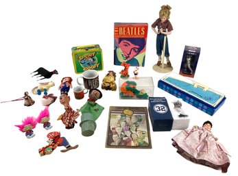 American Girl Glitter Guitar, Sport Goofy TIn Lunchbox & Thermos, The Beatles Hardcover & More - #S8-1