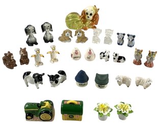 Vintage Salt & Pepper Shakers & Hull Pottery Cocker Spaniel Planter - #S6-2