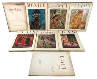 1950s UNESCO World Art Series Hardcover Book Set By The New York Graphic Society - #S2-2
