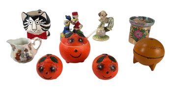 Vintage Anthropomorphic Florida Orange Set, Lusterware, Disney Porcelain & More - #S14-3