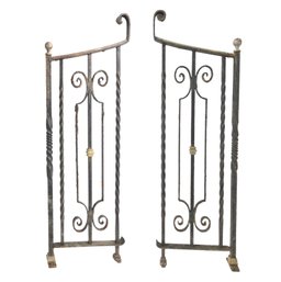 Vintage Wrought Iron Garden Gate - #SW-9