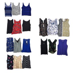 Collection Of Women's Tank Tops: Vince Camuto, Eileen Fisher, Chico's, Susan Graver - #S17-3