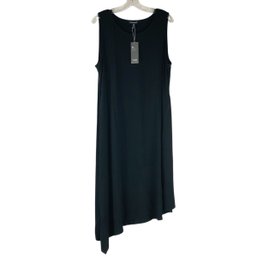 Eileen Fisher Crew Neck Asymmetrical Tank Dress (NEW WITH TAGS) - #S2-3