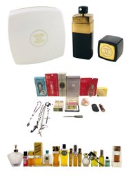 Nina Ricci Paris Perfume, Chanel No. 5 Spray Cologne & Luxury Bath Powder, Rosaries & More - #S13-3