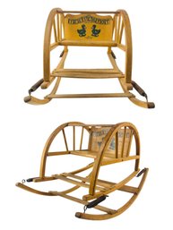 Vintage 1950s The Teeter Tot Children's Rocker Toy By The Delphos Bending Co. Inc. - #S13-1