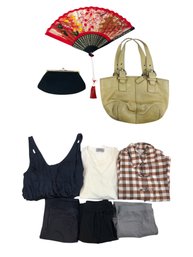 Uniqlo Pants, Coach Handbag, Indo-Chic Silk Top, Vintage French Clutch & More - #S18-2