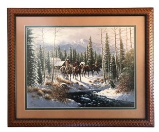 Jack Terry 'Out On The Trail' Signed Limited Edition Framed Print - #GRG