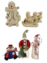 Raz Imports Plush Snowman, Don Mechanic Enterprises Snowman Figures & More - #S2-4
