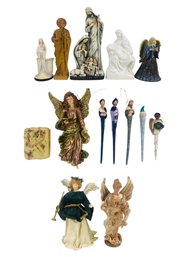 Dezine Trinket Day, Nativity Ornaments, Angel Figures, Nativity Figures, The Pieta Figure & More - #S2-1