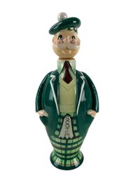 Mid Century Shields Fifth Avenue Scottish Golfer Whiskey Scotch Decanter - #S8-2