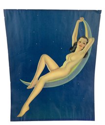 Vintage Nude Female Pin-Up Poster By Billy DeVorss - #S11-4L