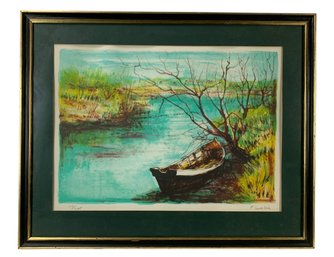 Pier Letellier (France, 1928-2000) Signed Limited Edition Lithograph, 'Paysage' - #B4