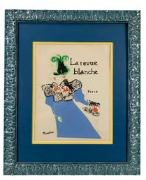 La Revue Blanche Paris Print By Henri De Toulouse Lautrec - #B4