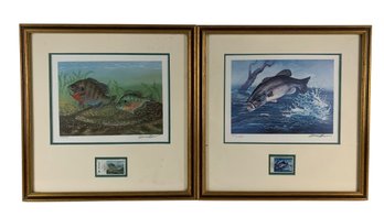 Duane Raver (NC, 1927-2022) Signed North Carolina Sportsmen's Stamp Prints - #R2