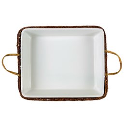 Temptations Presentable Ovenware Casserole Dish & Basket - #S11-3