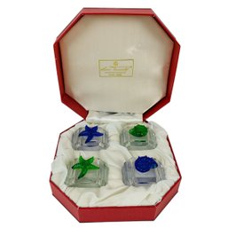 Hans Turnwald Signature Collection Glass Seashell / Starfish Napkin Rings (Set Of 4) - #S1-4