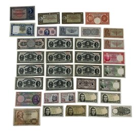Collection Of Foreign Bank Notes (1900s-1950s) - #S19-2
