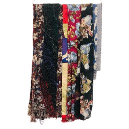 Collection Of Silk & Rayon Scarves - #S24-1