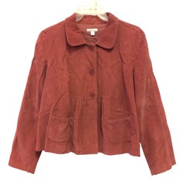Garnet Hill Corduroy Blazer Jacket, Women's Size 16 - #CR