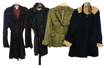 Collection Of Women's Coats/Jackets: Kenneth Cole, Land's End, Susan Graver, 1 Madison - #S24-1