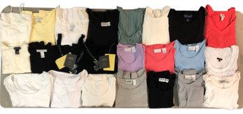 Collection Of Women's T-Shirts & Tank Tops: Garnet Hill, Chico's, Motto, Coldwater Creek & More - #S3-3