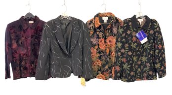 Collection Of Women's Blazers: Chico's, Susan Graver, Donna Rae - #S2-5