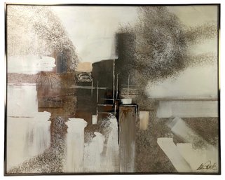 Abstract Oil On Canvas Painting, Signed Lee Reynolds - #SW-1