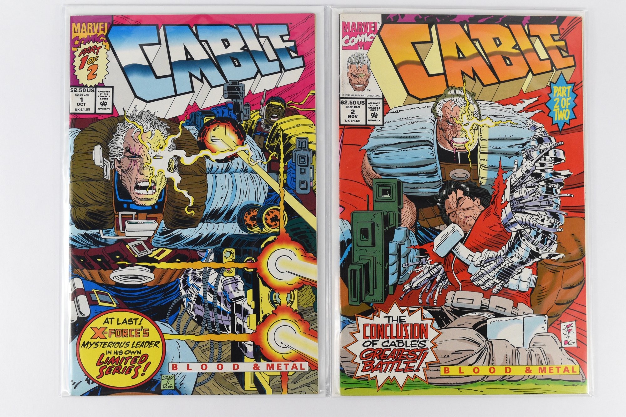Marvel Comics CABLE Complete 2 Part Limited Series #1 & #2 #7943 ...