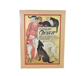 Clinique Cheron 1905 Thophile-Alexandre Steinlen Advertisement Poster Giclee On Canvas
