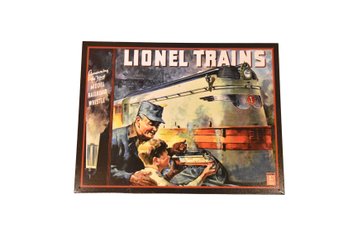 Lionel Trains Tin Wall Accent