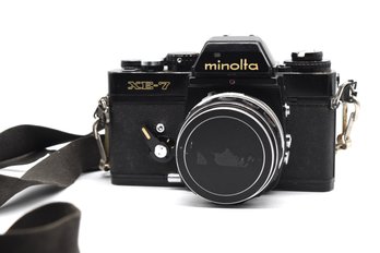 Minolta XE-7 Film Camera With 55mm MC Rokkor-PF Lens