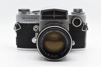 Miranda Sensorex Film Camera With 50mm F1.4 Lens