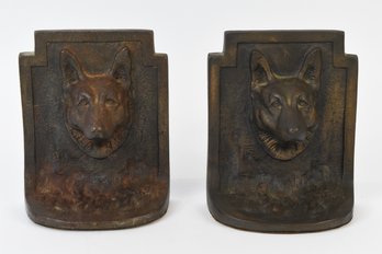 Bookends By Jeanne L. Drucklieb German Shephard