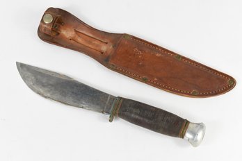 Spiegel Brother New York Hunting Knife & Sheath Made In Germany