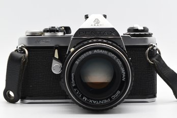 Asahi Pentax ME Film Camera With SMC Pentax-M 50mm Lens