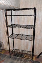 5-Tier Metal Wire Shelving W/ Caster Wheels #5