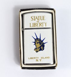 Statue Of Liberty Windproof Lighter Liberty Island NY Zippo Style Wicked Lighter