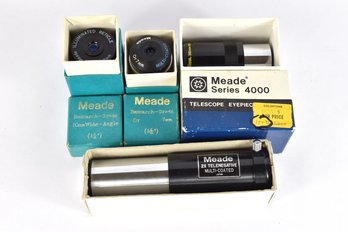 Lot Of Assorted Meade Multi Coated Telescope Eyepieces - 4pcs Total