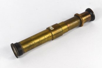 Antique Brass Single Draw Spyglass