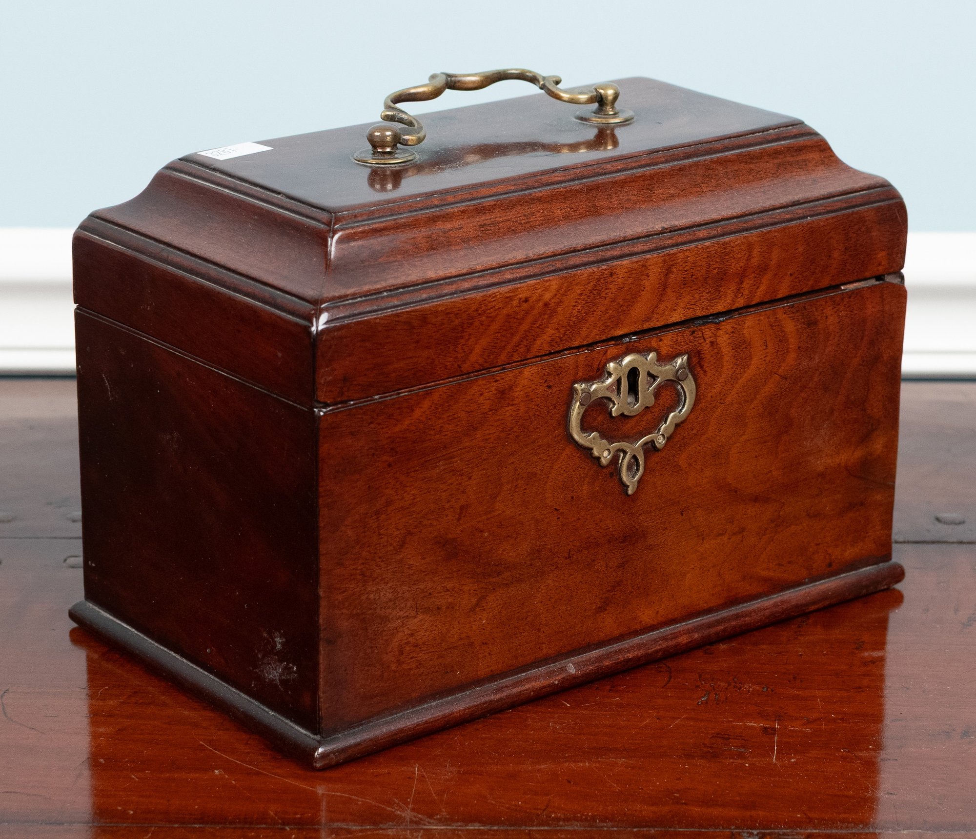 Antique Mahogany Tea Caddy (CTF10) #65385 | Auctionninja.com