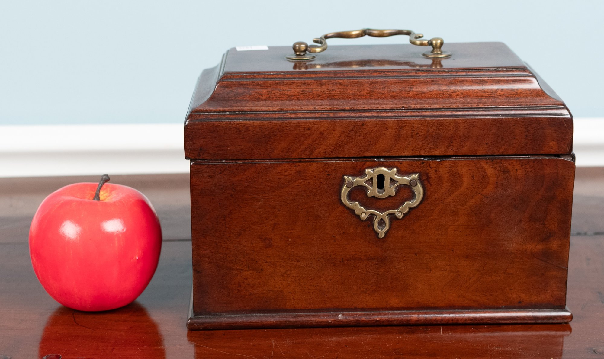 Antique Mahogany Tea Caddy (CTF10) #65385 | Auctionninja.com