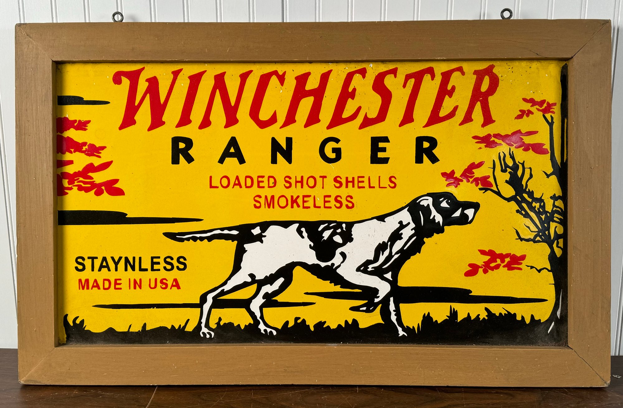 Vintage Winchester Porcelain Advertising Sign (CTF20) #37433