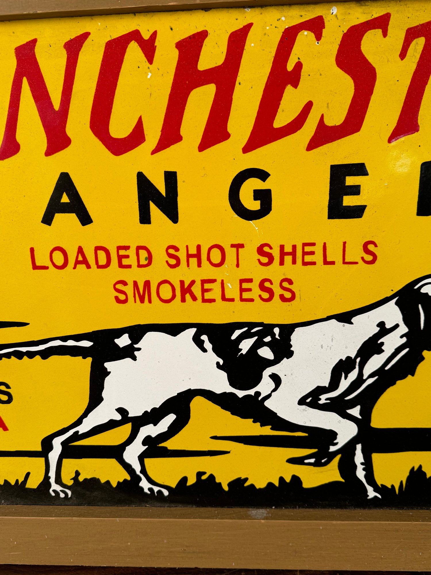 Vintage Winchester Porcelain Advertising Sign (CTF20) #37433