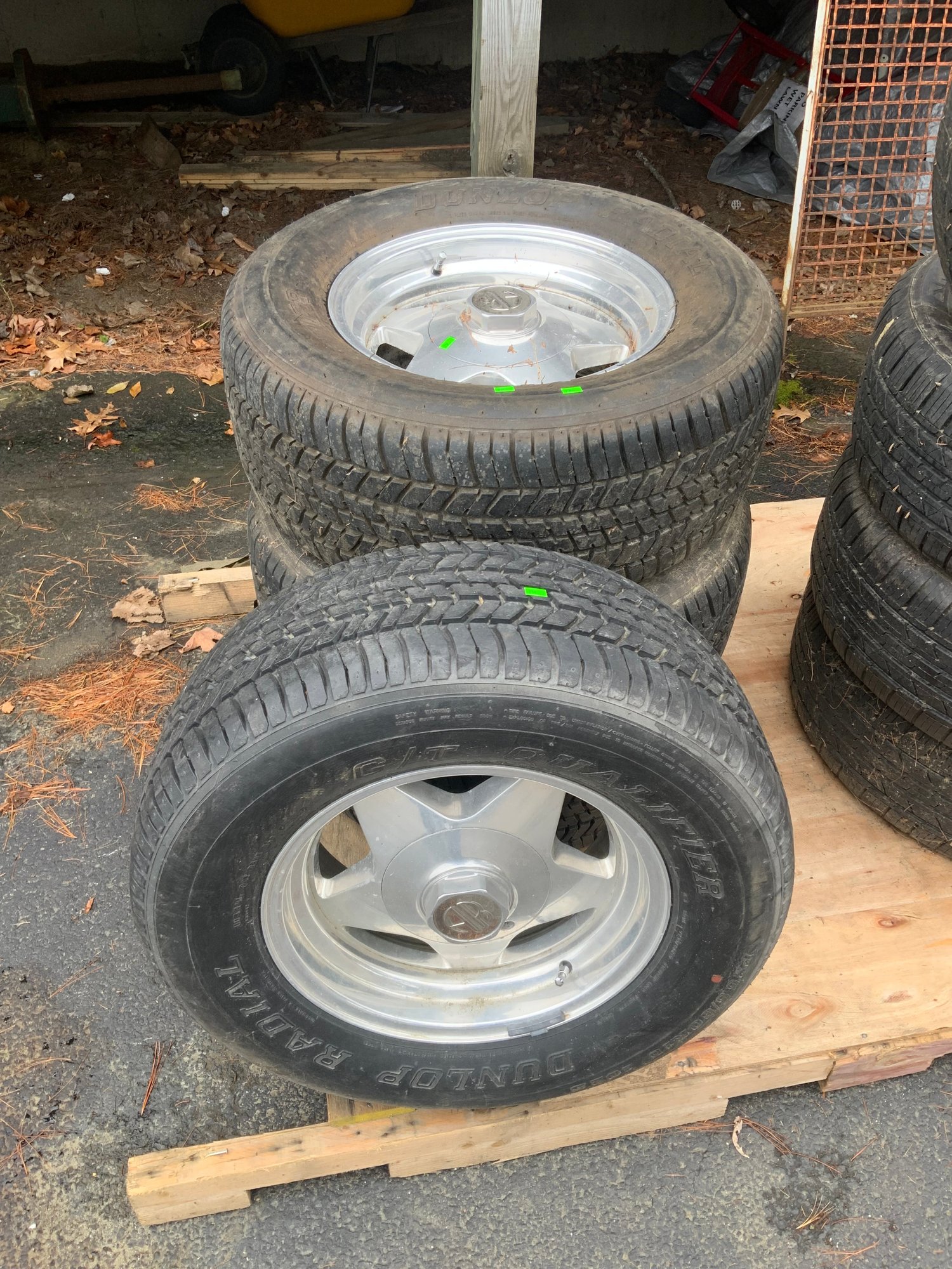 American Racing Rims With Dunlop Radial Tires P255/60R15 (CTF30) #54481 ...